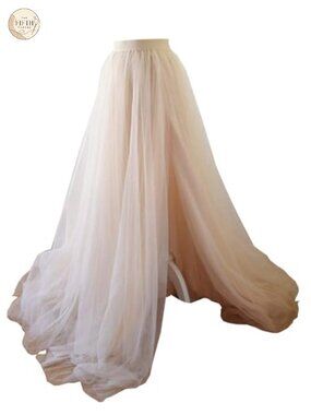 Tulle Maxi Skirt Full A-Line Prom Evening Party